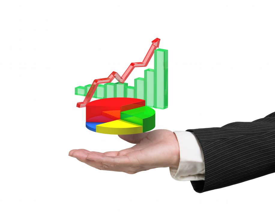 Graph on top of hand